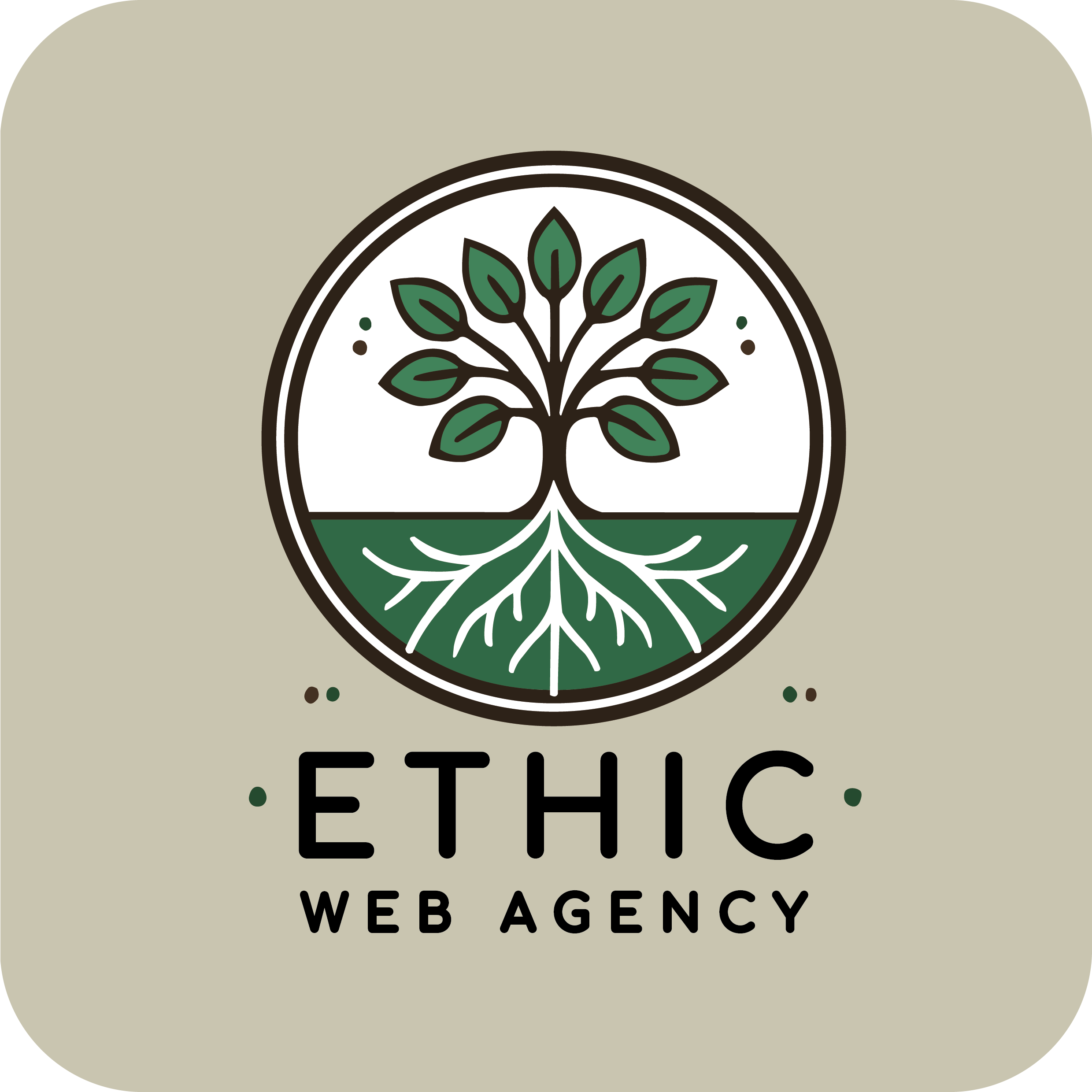 Logo de l'agence "Ethic Web Agency"